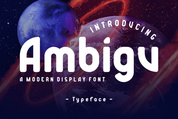 Ambigu: A Bold Sans Serif Typeface for Modern Web Design