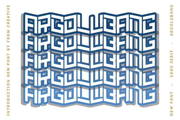 Argolubang: The Bold Sans Serif Font for Scroll-Stopping Marketing