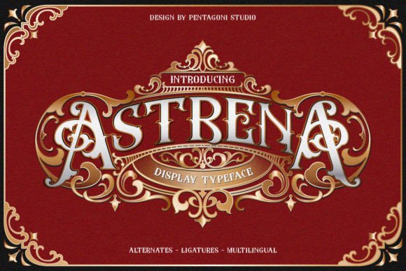 Astrena: The Bold Blackletter Typeface for Handmade Brands