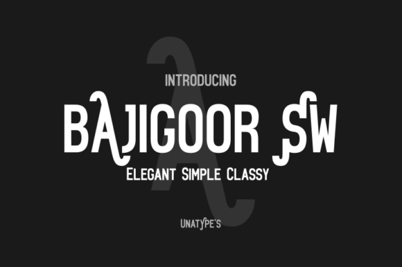 Bajigoor SW: A Bold Sans Serif Typeface for Modern Branding