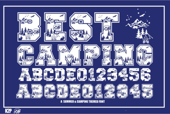 Best Camping: The Bold Typeface for Authentic Brand Identity