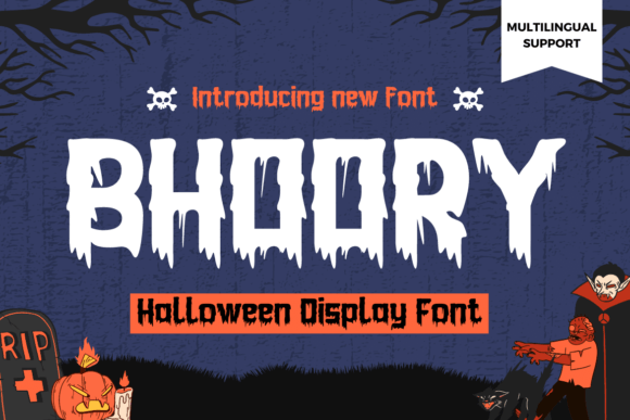 Bhoory: A Bold Decorative Typeface for Impactful Web Design