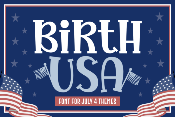 Birth USA: A Bold Serif Font for Standout Brand Identity
