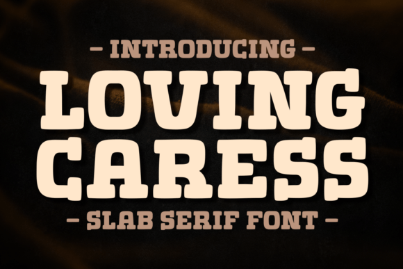 Bringing Your Crafts to Life with Loving Caress Typeface