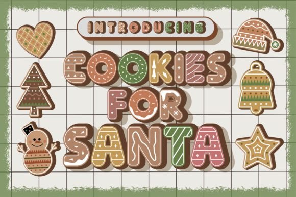 Cookies for Santa: The Perfect Display Font for Festive Editorial Design