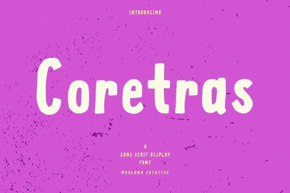 Coretras: The Organic Handwritten Sans Serif Font for Bold Campaigns