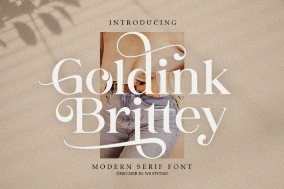 Goldink Brittey: The Bold Serif Typeface That Elevates Your Brand