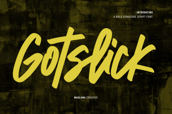 Gotslick: The Handwritten Typeface That Elevates Campaign Visuals