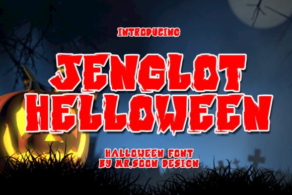 Jenglot Helloween: The Bold Typeface for Spooky Brand Identity
