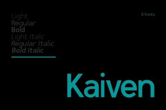 Kaiven: The Versatile Sans Serif Typeface for Modern Editorial Design