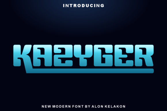 Kazyger: The Bold Sans Serif Font for Modern Branding