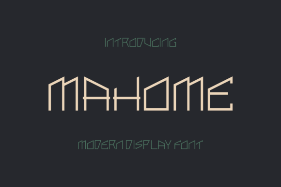 Mahome: A Bold Slab Serif Typeface for Modern Web Design