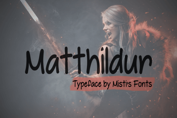 Matthildur: The Bold Cartoon Typeface for High-Impact Campaigns