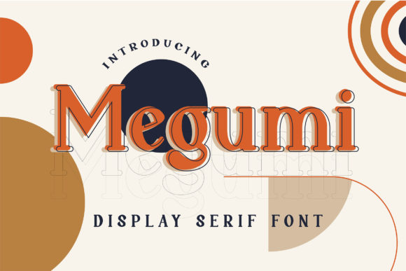 Megumi: The Bold Serif Font That Elevates Every Campaign Visual