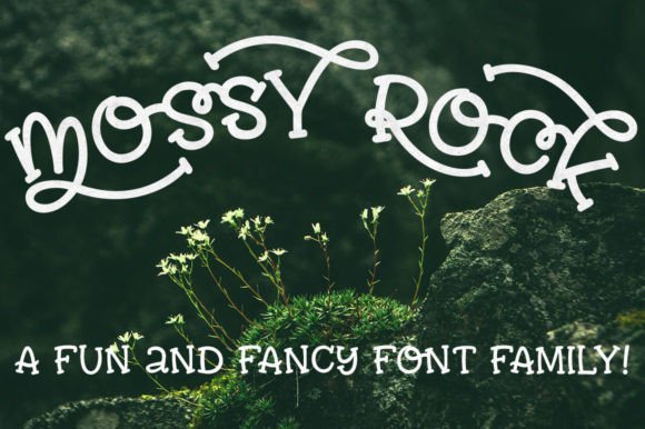 Mossy Rock: The Perfect Decorative Typeface for Handmade Shop Branding