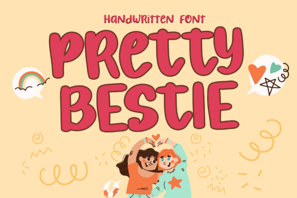 Pretty Bestie: The Handwritten Font That Stops Scrolling