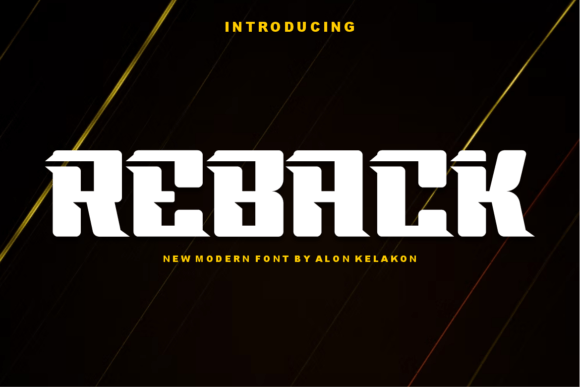 Reback: The Bold Slab Serif Font for Modern Branding Projects