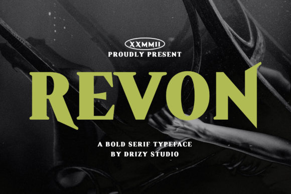 Revon: A Bold Serif Typeface for Modern Editorial Design