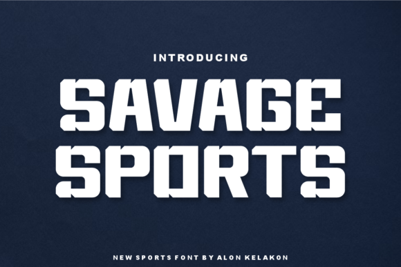 Savage Sports: The Bold Typeface for Handmade Branding