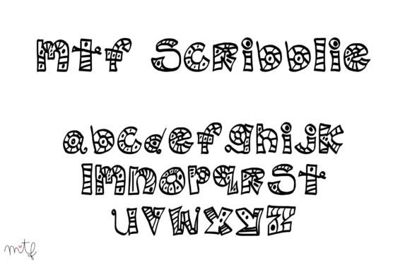 Scribblie: A Playful Typeface for Editorial and Brand Identity