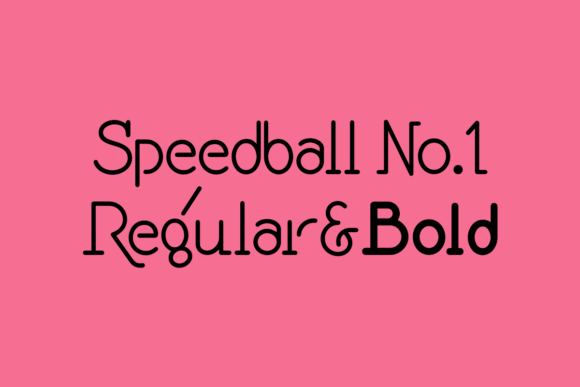 Speedball No. 1: The Classic Serif Typeface for Modern Editorial Design