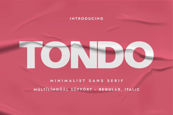 Tondo: The Bold Sans Serif Font for Stronger Brand Identity