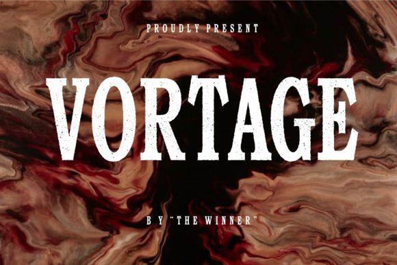 Vortage: A Bold Serif Font for Modern Brand Identity
