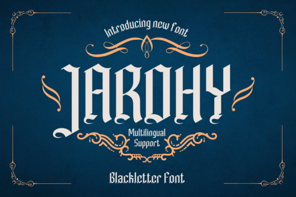 Why Jarohy Is the Perfect Blackletter Font for Modern Web Design